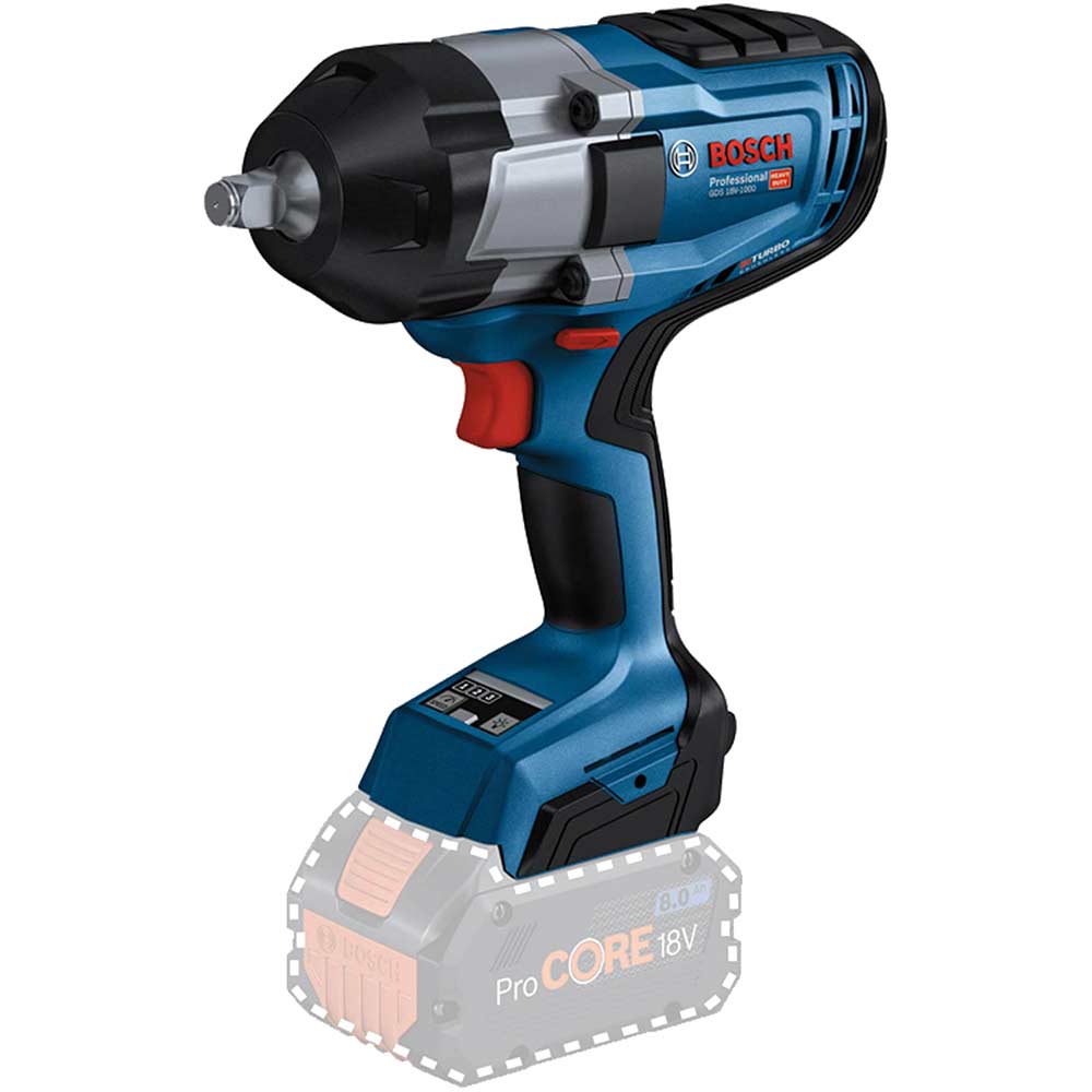 Bosch GDS 18V-1000 BITURBO 18v Cordless Brushless High Torque ½” Drive Impact Wrench